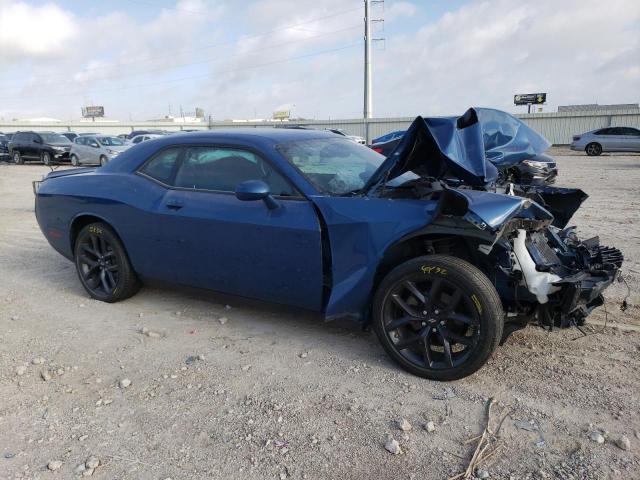 2C3CDZAG5NH124905 - 2022 DODGE CHALLENGER SXT BLUE photo 4