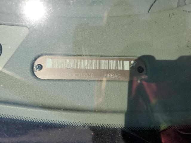 1N4AL11DX3C316548 - 2003 NISSAN ALTIMA BASE BLACK photo 12