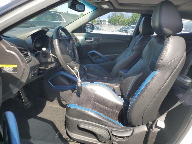 KMHTC6AE4DU123439 - 2013 HYUNDAI VELOSTER TURBO 白色 照片 7