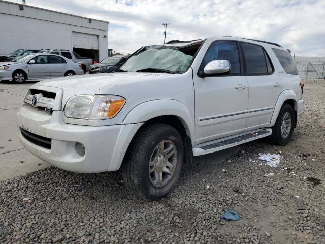 5TDBT48A07S286668 - 2007 TOYOTA SEQUOIA LIMITED WHITE photo 1