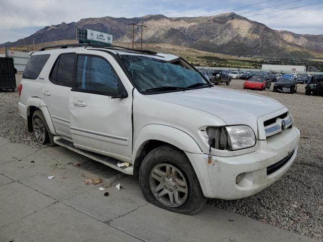 5TDBT48A07S286668 - 2007 TOYOTA SEQUOIA LIMITED WHITE photo 4