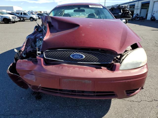 1FAFP53U56A183650 - 2006 FORD TAURUS SE BURGUNDY photo 5