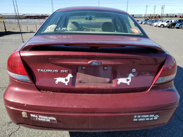 1FAFP53U56A183650 - 2006 FORD TAURUS SE BURGUNDY photo 6