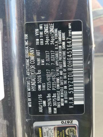 5XYZTDLB0HG451647 - 2017 HYUNDAI SANTA FE SPORT 灰色 照片 14