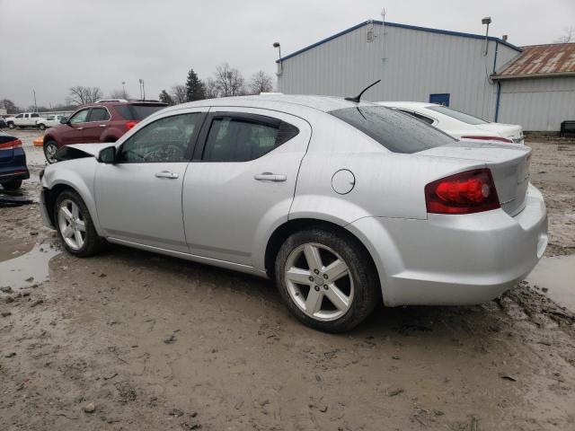 1C3CDZCB2CN312402 - 2012 DODGE AVENGER SXT SILVER photo 2