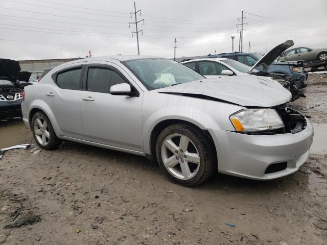 1C3CDZCB2CN312402 - 2012 DODGE AVENGER SXT SILVER photo 4