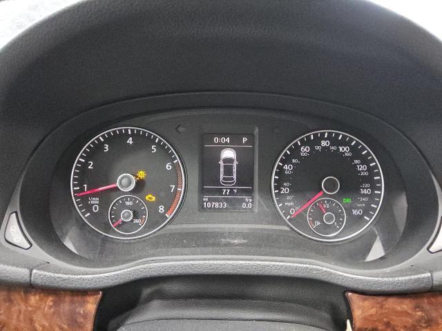 1VWCP7A39DC057146 - 2013 VOLKSWAGEN PASSAT SEL BLACK photo 9