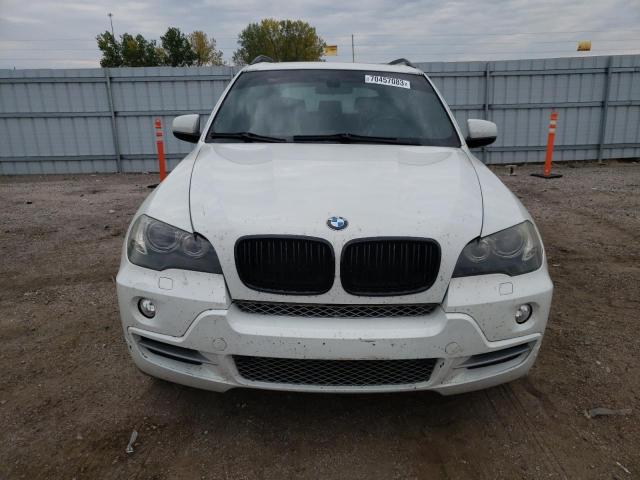 5UXFE83519L169472 - 2009 BMW X5 XDRIVE48I WHITE photo 5
