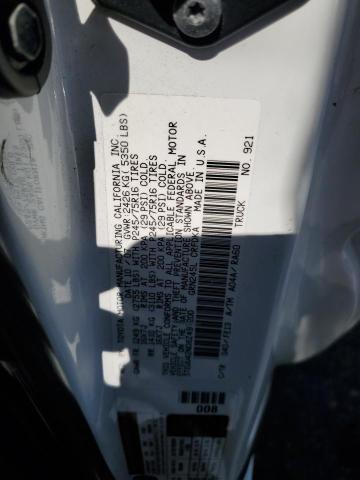 5TEUU42N08Z497200 - 2008 TOYOTA TACOMA ACCESS CAB Սպիտակ լուսանկար 12