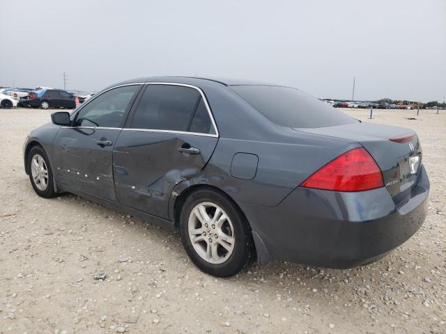 1HGCM56777A133718 - 2007 HONDA ACCORD EX GRAY photo 2