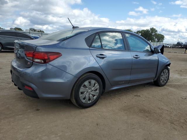 3KPA24AD9LE299474 - 2020 KIA RIO LX GRAY photo 3