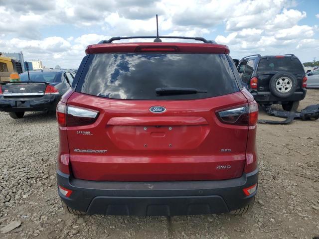MAJ6P1CL1JC204796 - 2018 FORD ECOSPORT SES Червоний фото 6