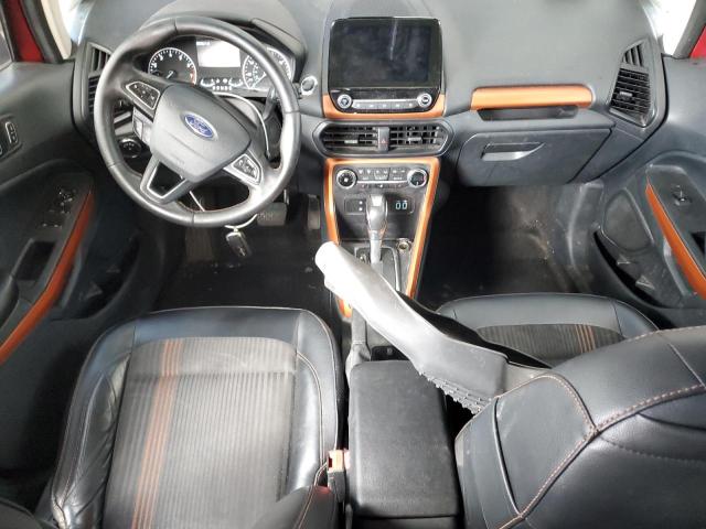 MAJ6P1CL1JC204796 - 2018 FORD ECOSPORT SES Червоний фото 8