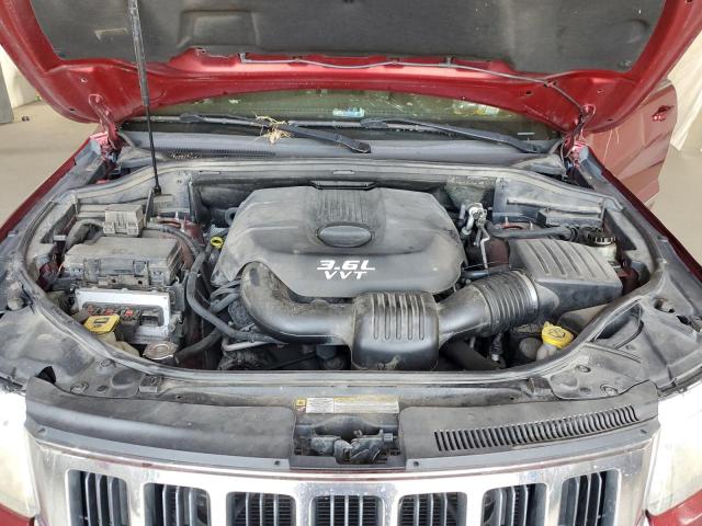 1C4RJFAG0CC135985 - 2012 JEEP GRAND CHER LAREDO RED photo 12