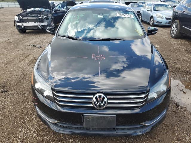 1VWAP7A37DC104942 - 2013 VOLKSWAGEN PASSAT S BLACK photo 5