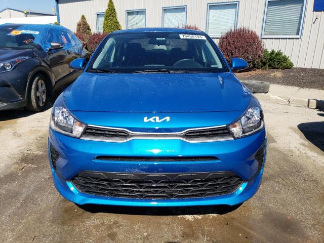 3KPA24AD3PE549619 - 2023 KIA RIO LX BLUE photo 5