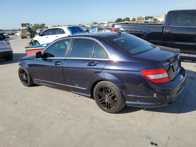 WDDGF56X68F139837 - 2008 MERCEDES-BENZ C 350 BLUE photo 2