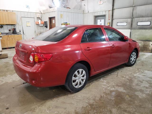 JTDBL40E39J016171 - 2009 TOYOTA COROLLA BASE BURGUNDY photo 3