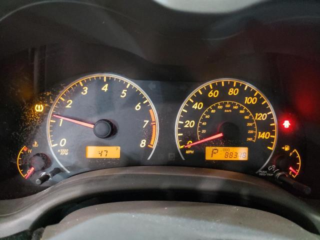 JTDBL40E39J016171 - 2009 TOYOTA COROLLA BASE BURGUNDY photo 9