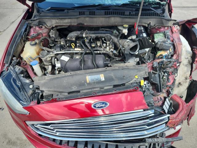 3FA6P0T9XJR273020 - 2018 FORD FUSION SE RED photo 11