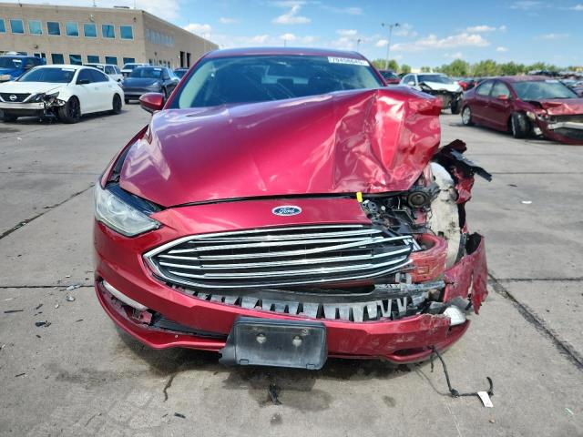 3FA6P0T9XJR273020 - 2018 FORD FUSION SE RED photo 5