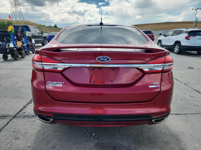3FA6P0T9XJR273020 - 2018 FORD FUSION SE RED photo 6