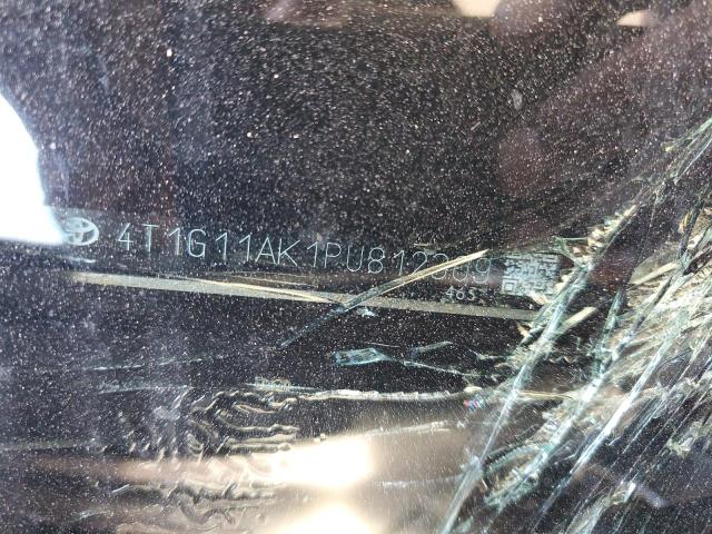 4T1G11AK1PU812309 - 2023 TOYOTA CAMRY SE NIGHT SHADE SILVER photo 12