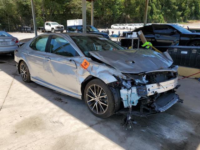 4T1G11AK1PU812309 - 2023 TOYOTA CAMRY SE NIGHT SHADE SILVER photo 4