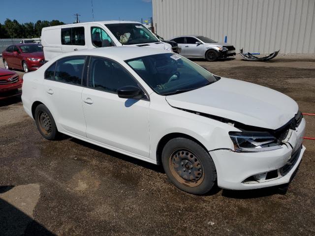 3VW1K7AJ6EM295752 - 2014 VOLKSWAGEN JETTA BASE WHITE photo 4