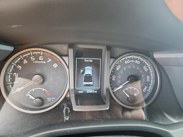 3TMCZ5AN1PM558196 - 2023 TOYOTA TACOMA DOUBLE CAB GRAY photo 9