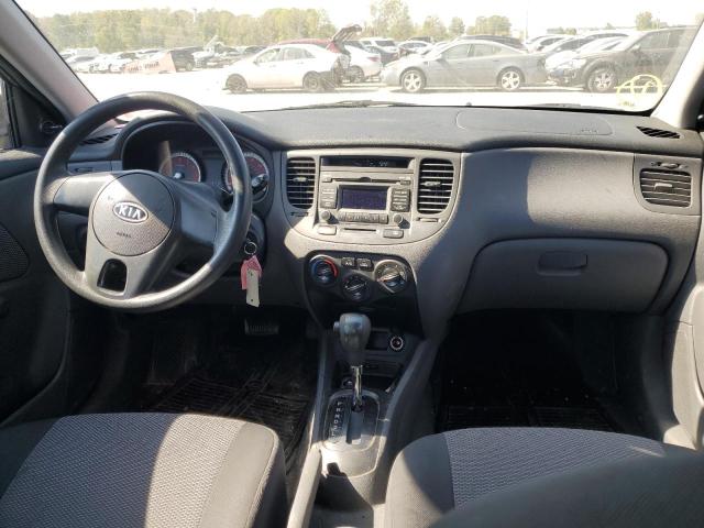 KNADH4A34B6954709 - 2011 KIA RIO BASE SILVER photo 8