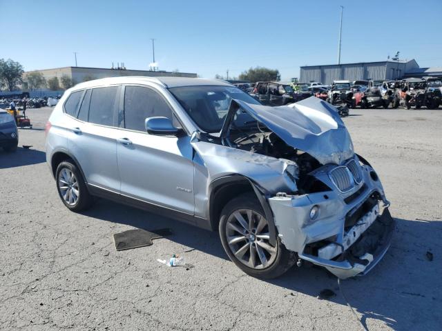 5UXWX9C51E0D31874 - 2014 BMW X3 XDRIVE28I SILVER photo 4