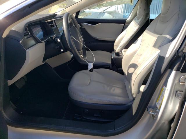 5YJSA1H11EFP52985 - 2014 TESLA MODEL S Silber Foto 7