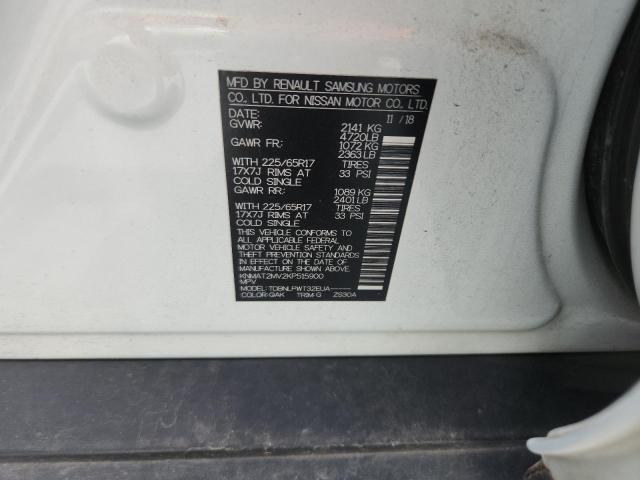 KNMAT2MV2KP515900 - 2019 NISSAN ROGUE S Weiß Foto 13