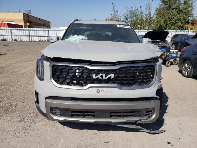 5XYP5DGC6PG370901 - 2023 KIA TELLURIDE SX GRAY photo 5