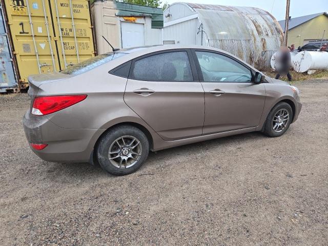KMHCT4AE5DU364009 - 2013 HYUNDAI ACCENT GLS BEIGE photo 3