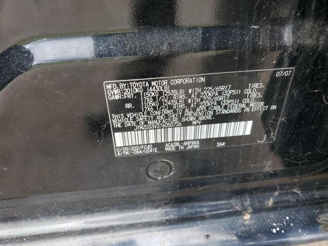 JTMZD33V376050726 - 2007 TOYOTA RAV4 Qara foto 13