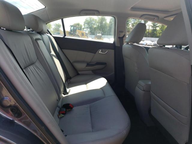 19XFB2F9XFE233499 - 2015 HONDA CIVIC EXL GRAY photo 10