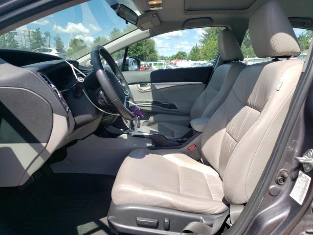 19XFB2F9XFE233499 - 2015 HONDA CIVIC EXL GRAY photo 7