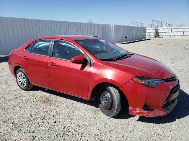 5YFBURHE7HP670258 - 2017 TOYOTA COROLLA L RED photo 4