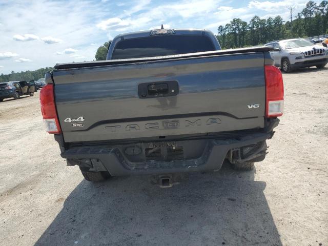 3TMCZ5AN0HM109691 - 2017 TOYOTA TACOMA DOUBLE CAB GRAY photo 6