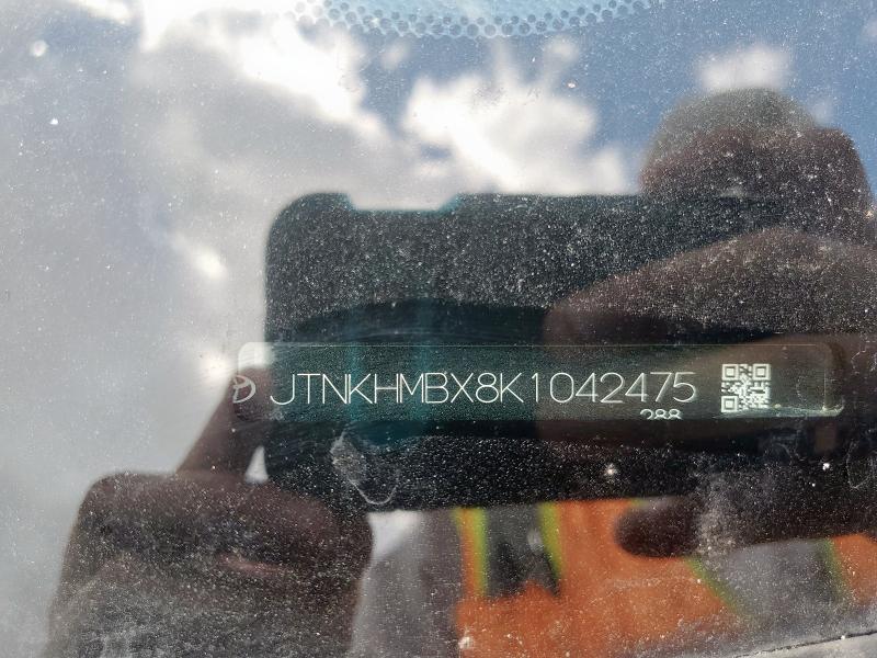 JTNKHMBX8K1042475 - 2019 TOYOTA C-HR XLE GRAY photo 13