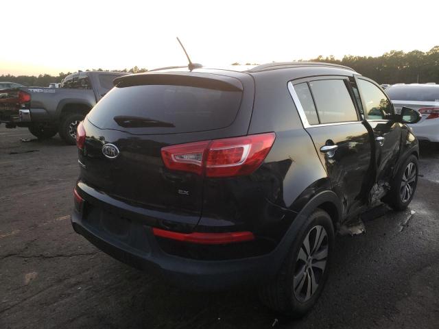 KNDPC3A20C7207801 - 2012 KIA SPORTAGE EX BLACK photo 3