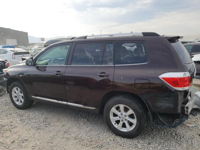 5TDZK3EH7BS025530 - 2011 TOYOTA HIGHLANDER BASE برغندي صورة 2
