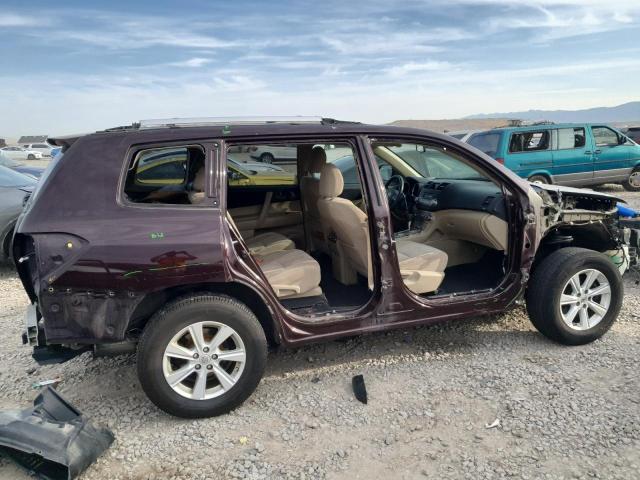 5TDZK3EH7BS025530 - 2011 TOYOTA HIGHLANDER BASE برغندي صورة 3
