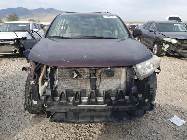 5TDZK3EH7BS025530 - 2011 TOYOTA HIGHLANDER BASE برغندي صورة 5