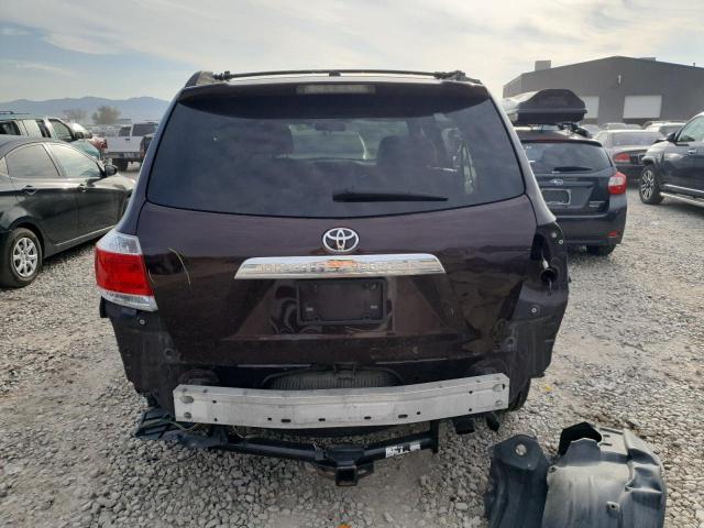 5TDZK3EH7BS025530 - 2011 TOYOTA HIGHLANDER BASE برغندي صورة 6
