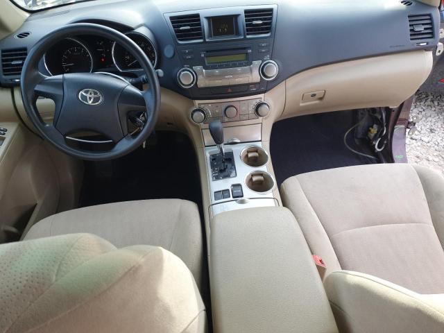 5TDZK3EH7BS025530 - 2011 TOYOTA HIGHLANDER BASE برغندي صورة 8