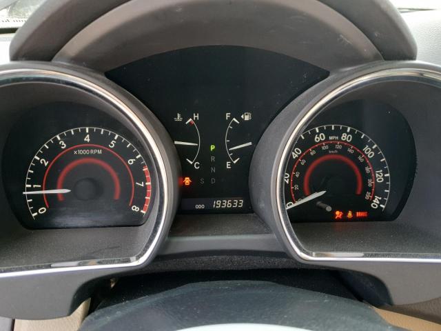 5TDZK3EH7BS025530 - 2011 TOYOTA HIGHLANDER BASE برغندي صورة 9