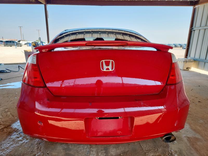 1HGCS1B72AA015023 - 2010 HONDA ACCORD EX RED photo 6